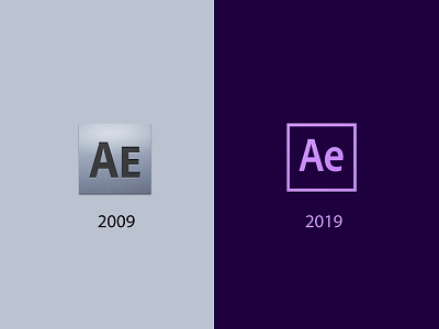 Ae 10yearChallenge 10yearchallenge after effects after effects animation aftereffect explainer video ico logotype icon icon animation logochange software