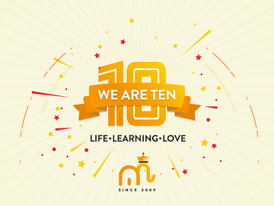 We are a decade new! 10yearsmpv aftereffects animation anniversary character design explainer video happy illustration leafgroups learning life lighting logo love minimal mypromovideos poster vector weareten