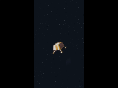 Chandrayaan 2 _Vikram Lander Landing 3d 3d animation after effect animation branding chandrayaan 2 design explainer video illustration illustrations india landing lighting vector vikram lander