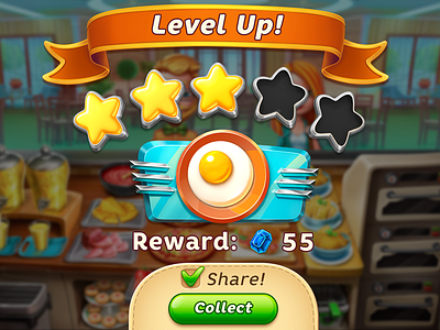 Level Up! game interface kit level level up mobile ui uiux ux