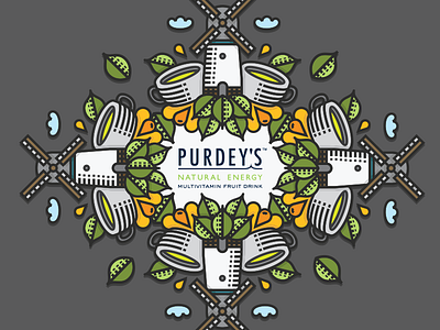 Drink label design - maybe drink lines natural purdeys