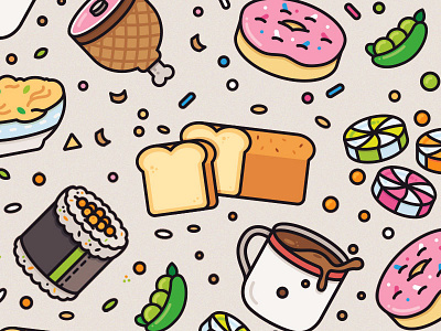 <3 Food icons