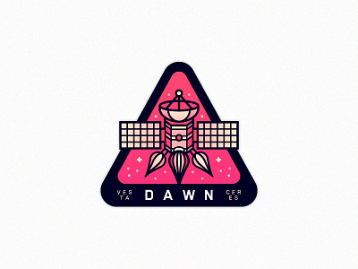 Dawn Patch badge dawn patch satellite space