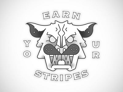 Earn Your Stripes black dad earn feral hi line stripes tattoo white your