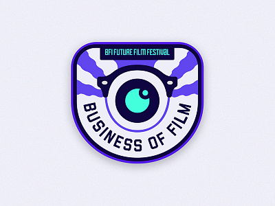Business Of Film Badge award badges bfi business cinema festival film vector