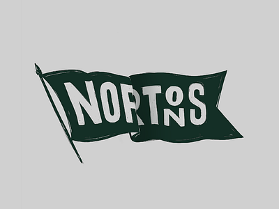 Nortons Flag bar flag pub rough sketch