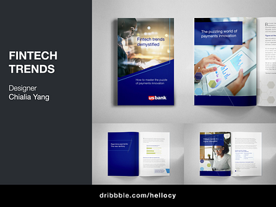 Fintech Trends (eBook) branding design display ad ebook graphic design layout social media typography