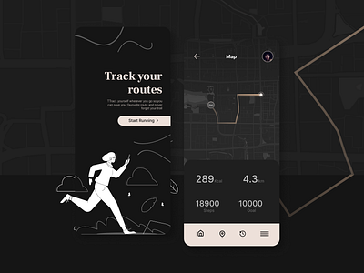 Location Tracker app DailyUI