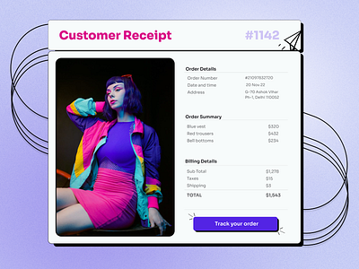 E-mail Receipt DailyUI