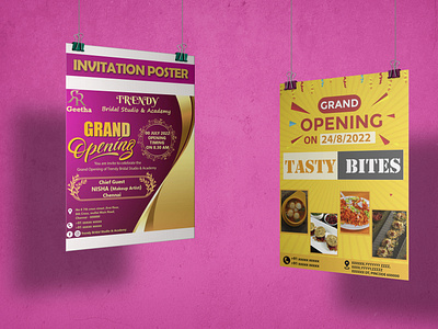 Invitation Poster Designs