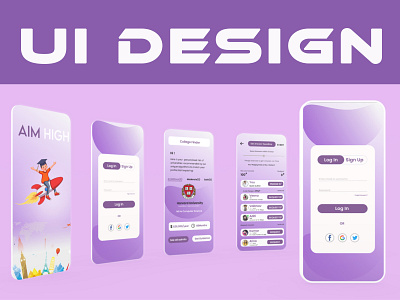 Mobile App Ui Design app app design design graphic design mobile ui ui ui design ui ux
