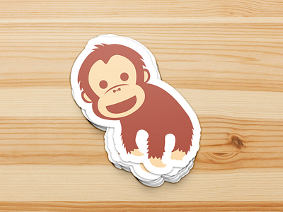 simple orangutan image