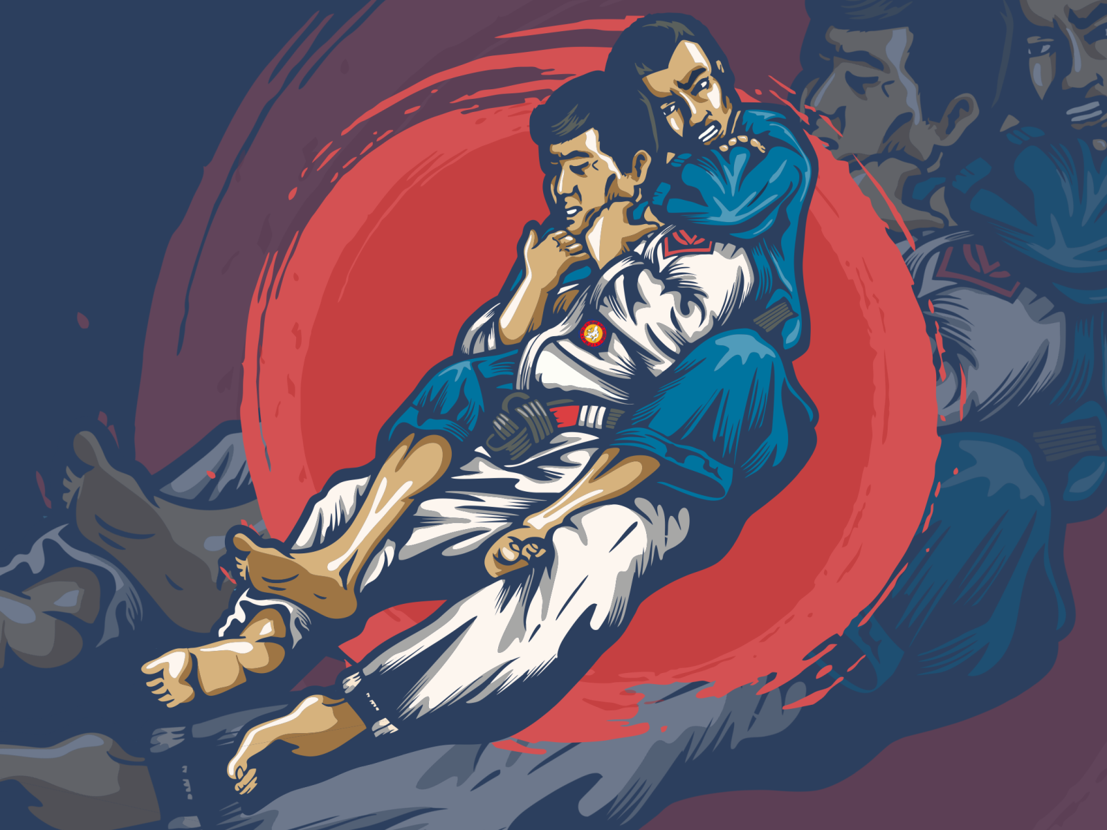 JIUJITSU RNC by ArtbyGusto on Dribbble