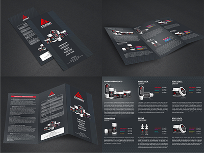 Brochure Design_CURA branding brochure design graphic design logo