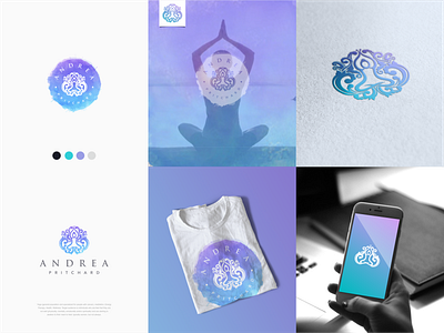 Yoga Logo branding design graphic design illustration logo typography vector