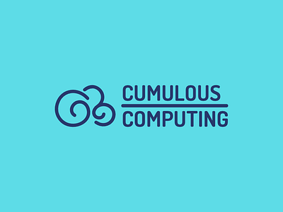 Cumulous Computing | Day 14 #dailylogochallenge cloud dailylogo dailylogochallenge data