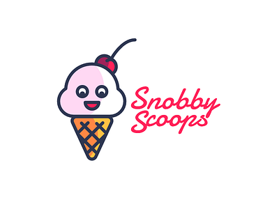 Snobby Scoops | Day 27 #dailylogochallenge