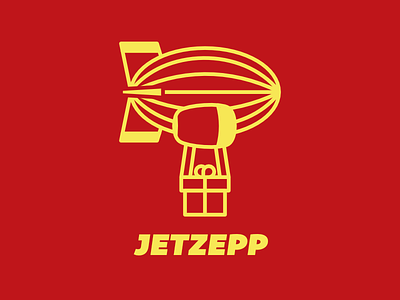 Jetzepp | Day 42 #dailylogochallenge blimp dailylogo dailylogochallenge jet zepplin