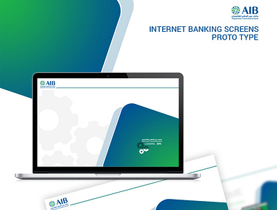 Internet Banking Screen - Prototype AIB adobe photoshop graphic design. internet banking mobile banking prototype uiux design web design website design