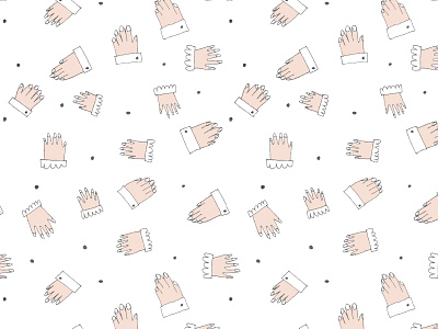 Hands pattern drawn hand hands illustration pattern patternproject