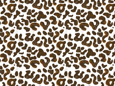 Leopard Pattern hand drawn illustration leopard patternproject