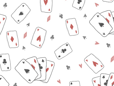 Cards Pattern drawn hand hands illustration pattern patternproject