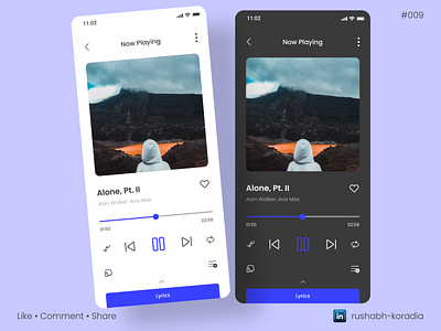 DailyUI 009 - Music Player