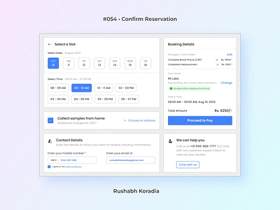 DailyUI 054 - Confirm Reservation booking details confirm reservation confirm reservation ui daily ui challenge dailyui dailyui challenge design design inspiration logo reservation reservation ui rushabh koradia rushabh ui ticket booking ui ticket ui ui design ui inspiration web ui web ui design website ui