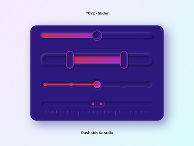 DailyUI 072 - Slider branding counter daily ui challenge dailyui dailyui challenge dailyui day 72 dailyui slider dailyui slider 72 day 72 dailyui design design inspiration graphic design illustration image slider ui logo neumorphism rushabh koradia slider ui 72 ui design ui inspiration