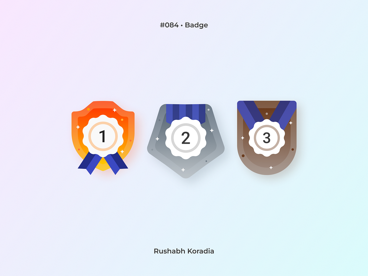 Badge UI designs, themes, templates and downloadable graphic elements ...