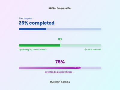 DailyUI 086 - Progress Bar