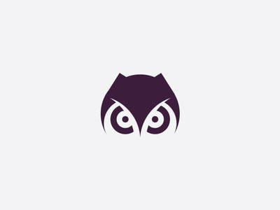 Abstract Owl Head Logo abstract agency animal bird brand branding company logo night life owl owl logo vector