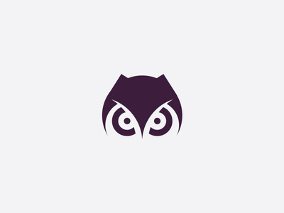 Abstract Owl Head Logo