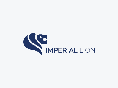 Imperial Lion abstract agency brand branding company lion luxurious vector