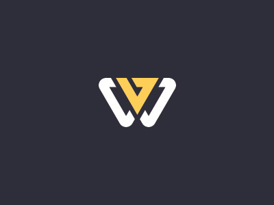 Letter W And V Logo