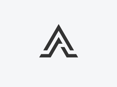 Abstract Letter A Logo