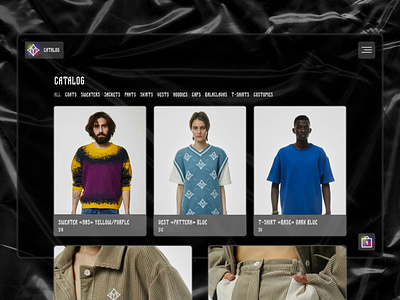 Online store catalog e commerce online store ui ux web design website