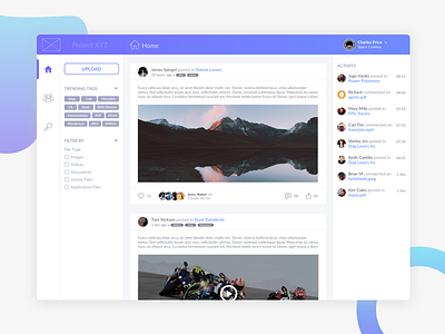 [Concept] Social Media App for File Sharing