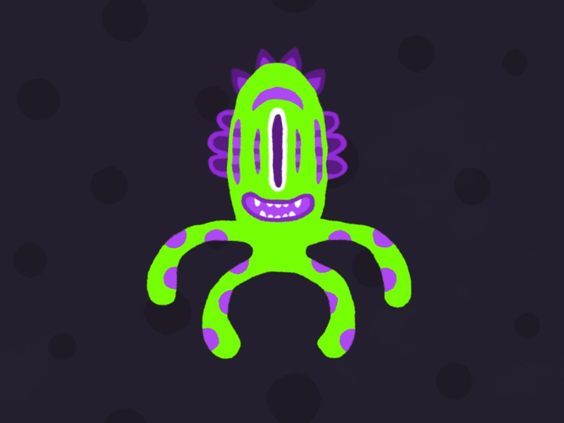 Octopus 2d animation animation cartoon character design funny