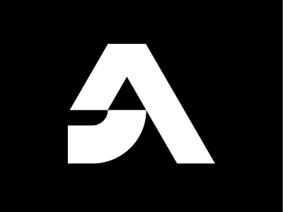 A Logo branding design illustrator letter logo