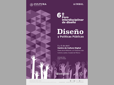 6º Foro Interdisciplinar de Diseño cartel