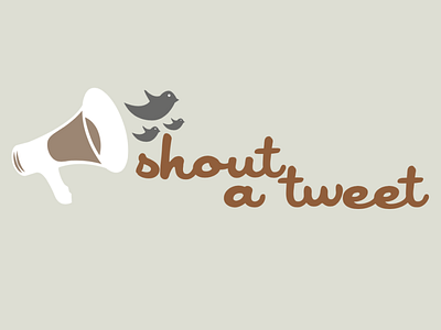 Shout a twee logo design