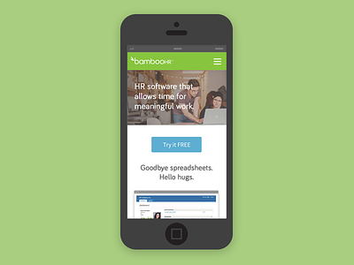 Bamboo Responsive branding focus lab mobile responsive web design website