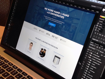 New Project branding flat focus lab graphs icons flat design minimal web design website