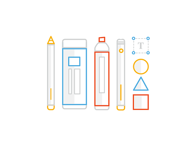 Power Tools branding features focus lab icons illustrations ipad app web design