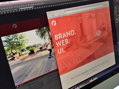 Focus Lab Video branding flat flat design focus lab video web design website