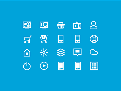 Icons branding gopro icon set icons ui design ux design