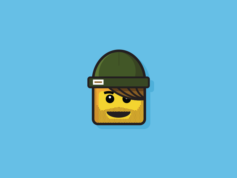 Lego Head by Charlie Waite on Dribbble