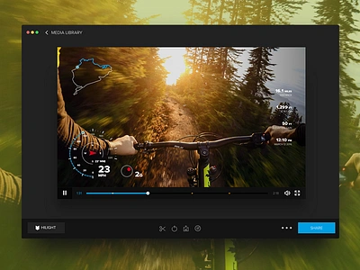 Data Overlays data gauges gopro graphs mac app maps software speedometer ui design ux design video video editing