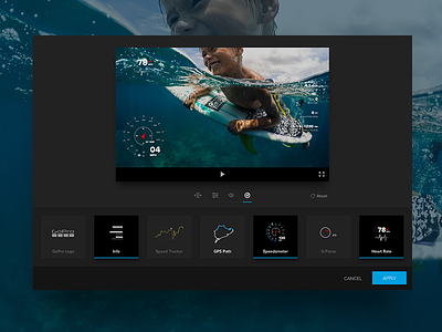 Telemetry Update data visualization desktop editor gauges gopro icons telemetry ui design ux design